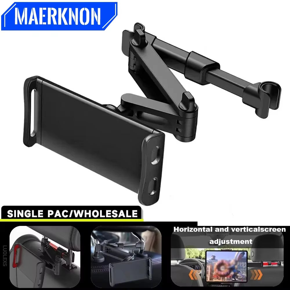 Tablet and Phone Holder Mount for Rear Seat in Car