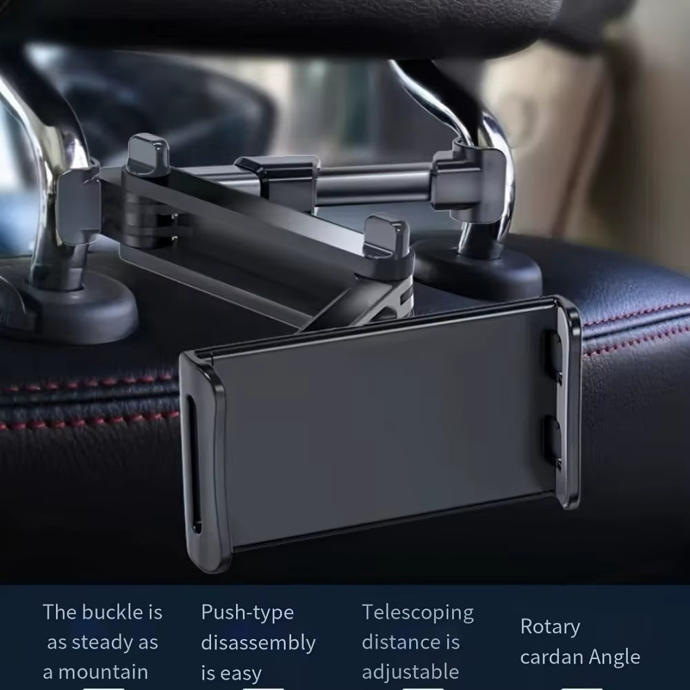 Tablet and Phone Holder Mount for Rear Seat in Car