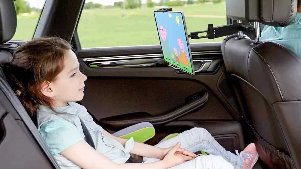 Tablet and Phone Holder Mount for Rear Seat in Car