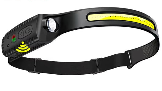 USB Rechargeable LED Sensor Headlamp