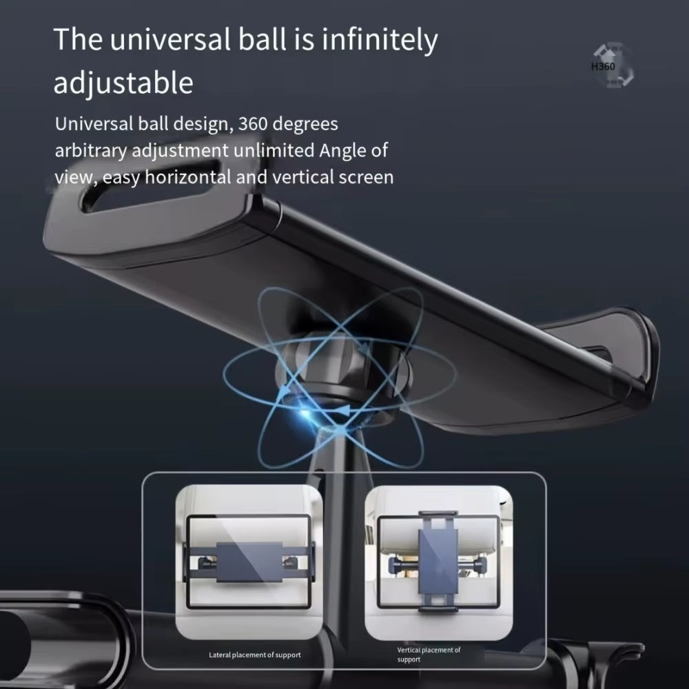 Tablet and Phone Holder Mount for Rear Seat in Car